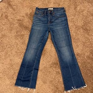 madewell Cali Demi-boot jeans size 26